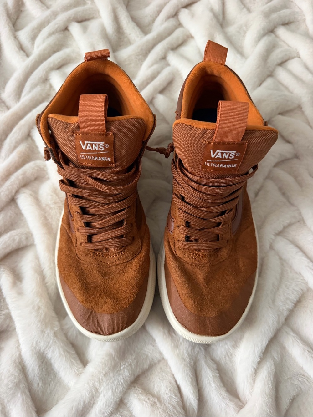 Vans Ultrarange Men's Rust/Burnt Orange High-Top Sneakers